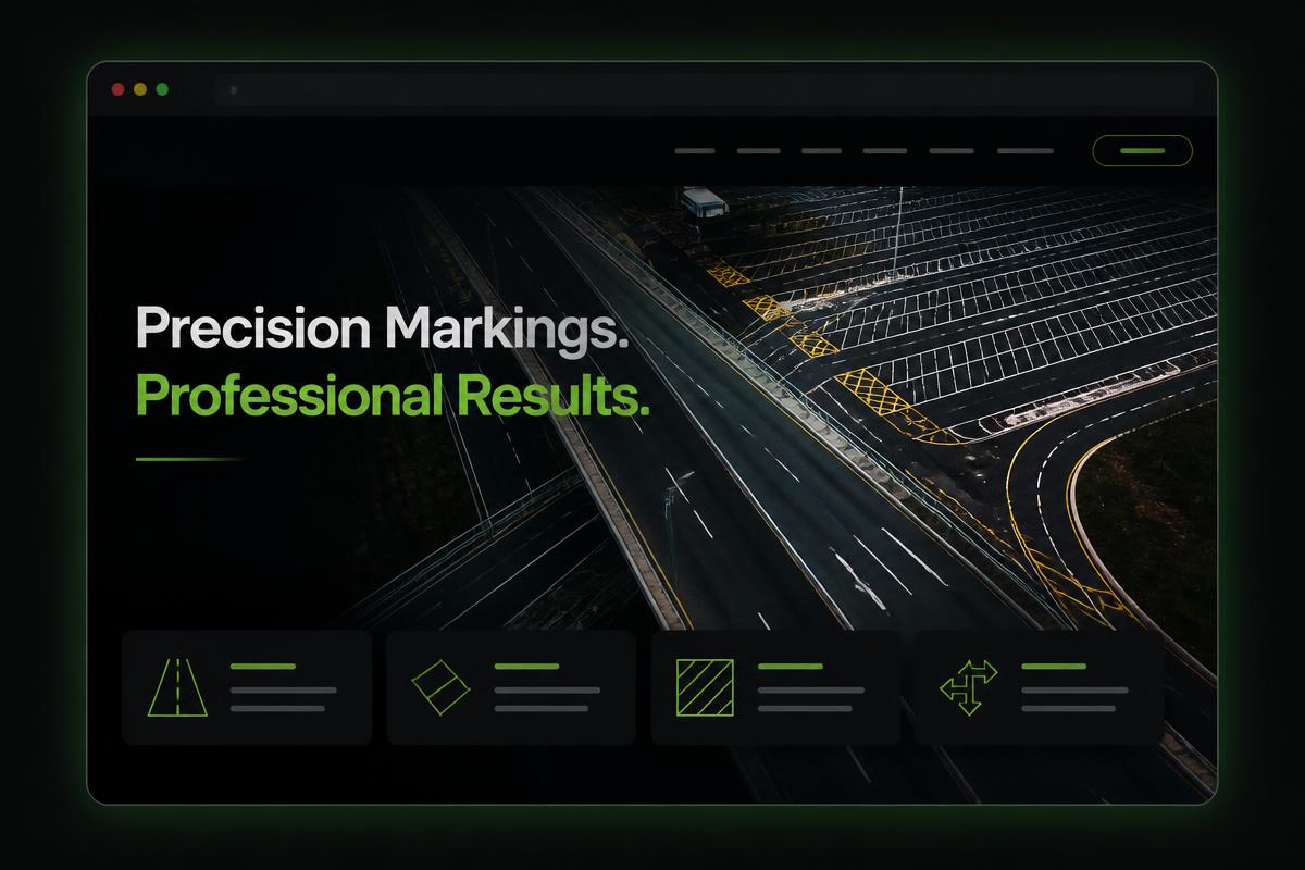 WR Road Markings website preview
